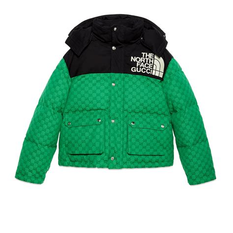 the north face x gucci jacket green|north face Gucci jacket price.